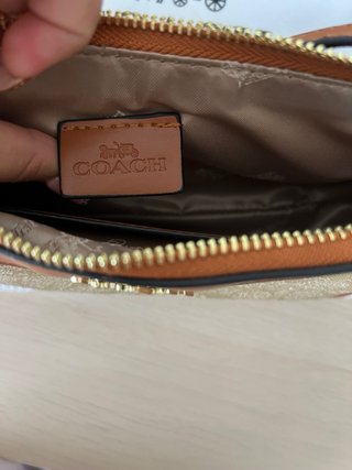 Bolso Coach Marrón con Llavero