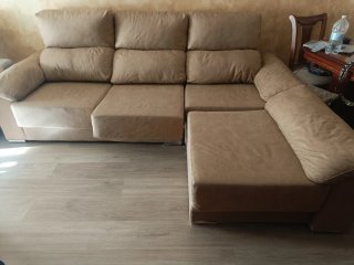 Sofá Chaise Longue 2.60m Beige