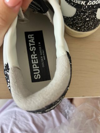 Zapatillas Golden Goose Glitter Star Blancas