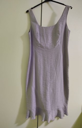 Vestido lila tirantes talla 38. Nuevo con etiqueta