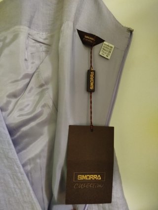 Vestido lila tirantes talla 38. Nuevo con etiqueta