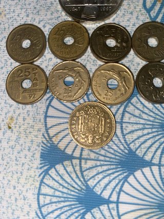 Lote de monedas de Pesetas