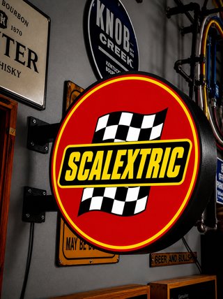 CARTEL ILUMINADO SCALEXTRIC