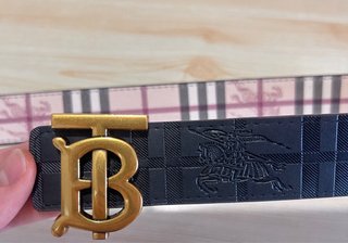 Cintura Burberry Reversibile Beige/Oro