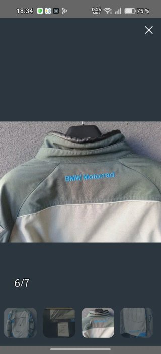 Chaqueta BMW Motorrad Azul y Gris RALLYE