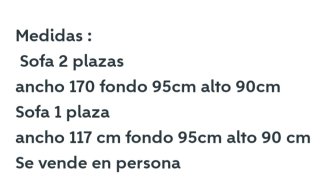 Sofá de dos plazas y sillón de piel  Negociable