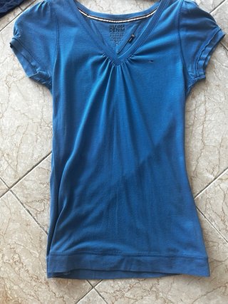 Camiseta Superdry Real Superdry y Hilfiger Azul