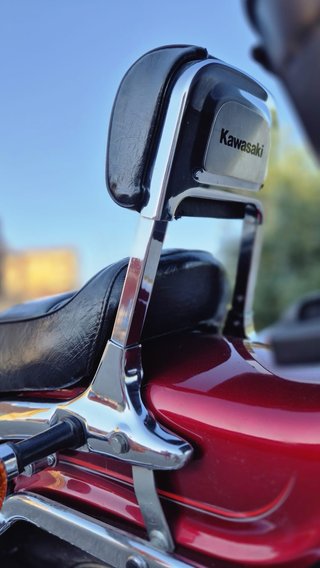 Kawasaki Vulcan 500 Cruiser Roja y Plata