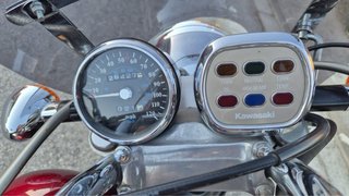 Kawasaki Vulcan 500 Cruiser Roja y Plata