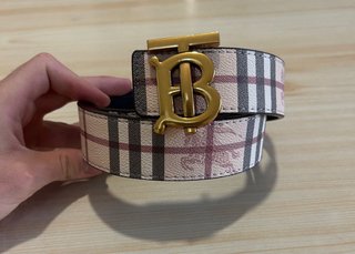 Cintura Burberry Reversibile TB Logo