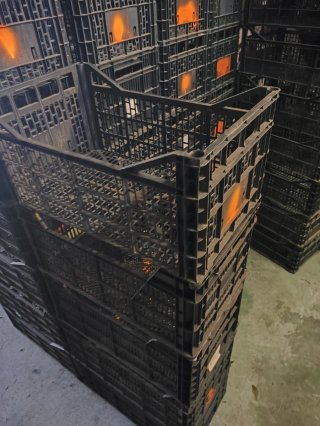 Cajones de plástico apilables 45+10