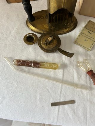 Raro inalatore vapore d'epoca