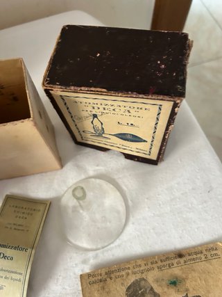 Raro inalatore vapore d'epoca