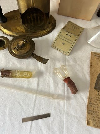 Raro inalatore vapore d'epoca