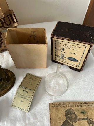 Raro inalatore vapore d'epoca