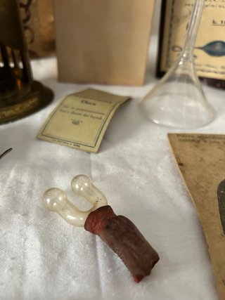 Raro inalatore vapore d'epoca