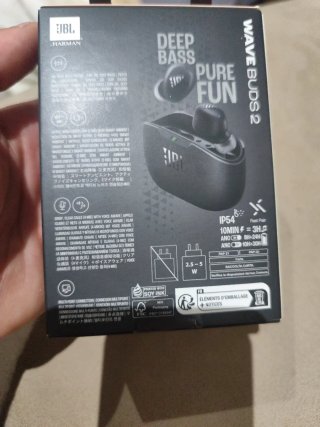 JBL Wave Buds 2 Auriculares Inalámbricos Negros