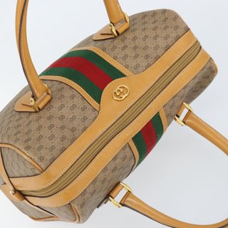 GUCCI Micro GG Supreme Web Sherry Line Bag PVC