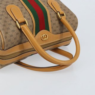GUCCI Micro GG Supreme Web Sherry Line Bag PVC