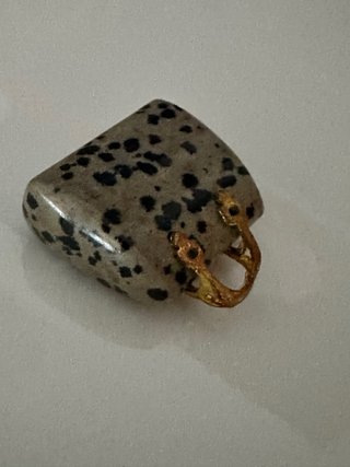 Ciondolo borsa maculato