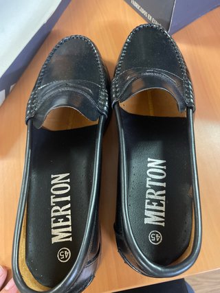 Mocasin Merton Negro Talla 45 Nuevo
