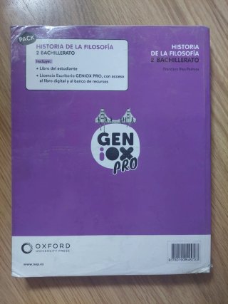 Libro Oxford Historia de la Filosofía, 2 Bachiller