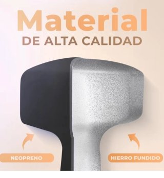 Mancuernas de 10kg (2 unidades) Neopreno, nuevas.