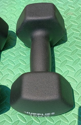 Mancuernas de 10kg (2 unidades) Neopreno, nuevas.