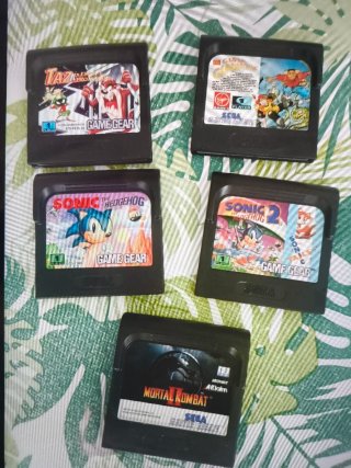 Lote 5 Juegos Sega Game Gear