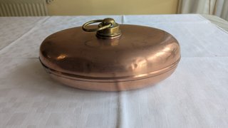 Calentador Cama Cobre Antiguo