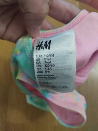 Bañador H&M niña T.5 años