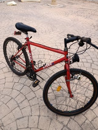Bicicleta Roja Montaña