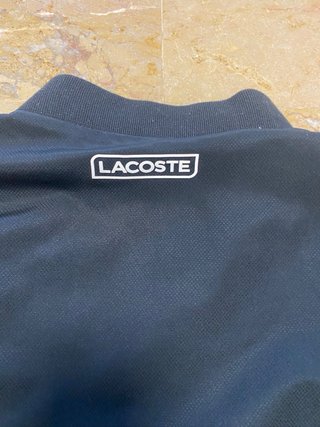 Chaqueta Cortavientos Lacoste Negra
