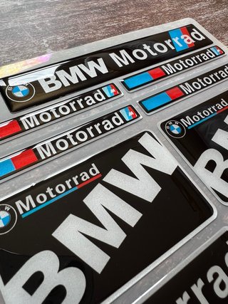 KIT PEGATINAS VINILO DE GEL BMW MOTORRAD LOGO GS