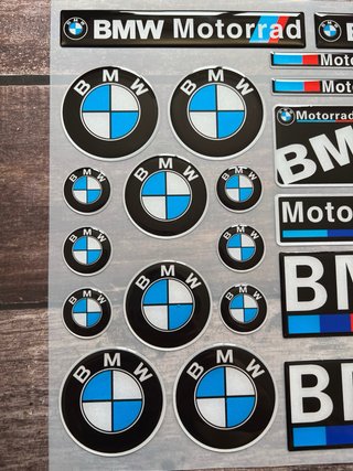 KIT PEGATINAS VINILO DE GEL BMW MOTORRAD LOGO GS
