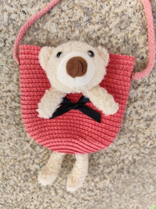 Pack 2 Minibolsos Osito y Sirena infantil
