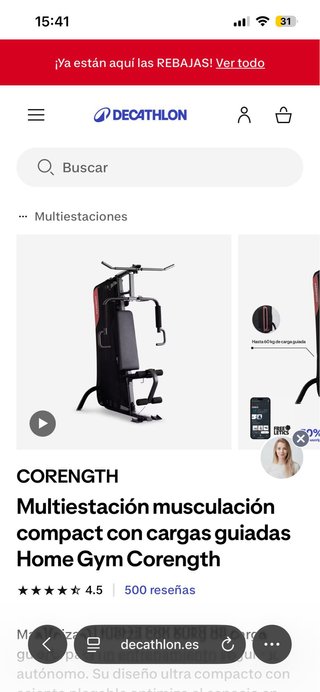 Gimnasio en Casa Corength