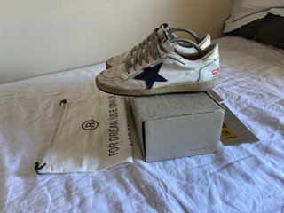 Golden Goose Sky-Star Blanco y Dorado
