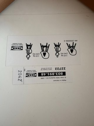 Silla moderna Ikea FANBYN