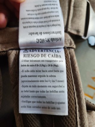 Mochila portabebés Jane
