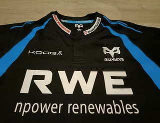 Camiseta Rugby Ospreys Kooga RWE Talla L
