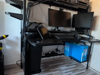 Escritorio IKEA FREDDE Negro