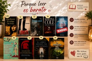 Porque leer es barato | Novelas desde 2 €