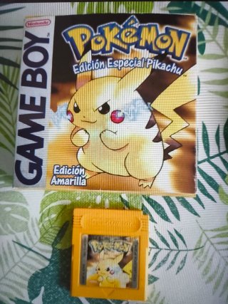 Pokémon Amarillo Edición Especial Pikachu Game Boy