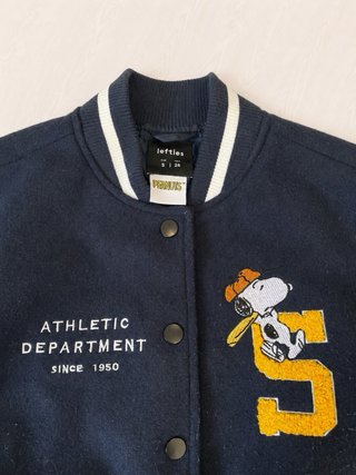 Chaqueta Beisbolera Lefties x Peanuts Talla S