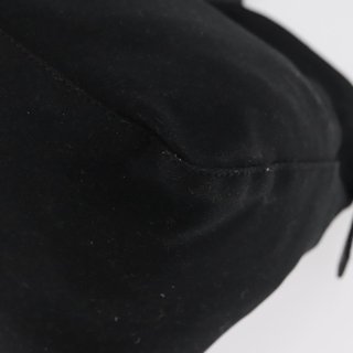 FENDI Mamma Baguette Shoulder Bag Nylon Black
