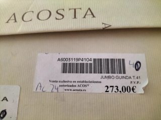 Botas altas piel burdeos Acosta talla 40