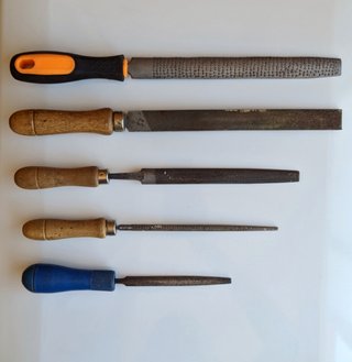 Lote limas y escofinas antiguas carpintería metal