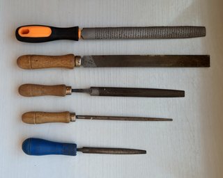 Lote limas y escofinas antiguas carpintería metal