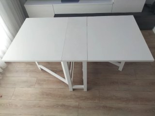 Mesa extensible Norden blanca